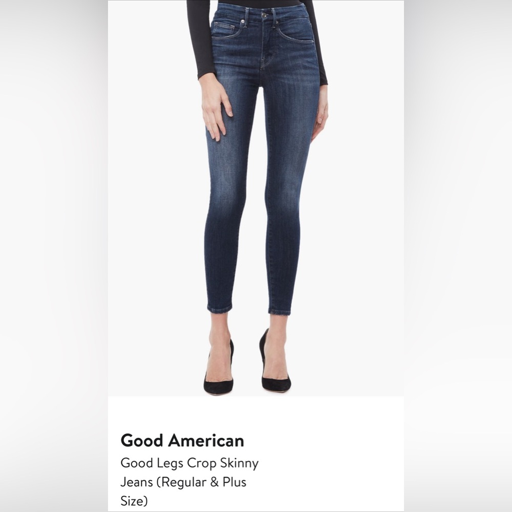 Good American Good Legs Crop Skinny Jeans